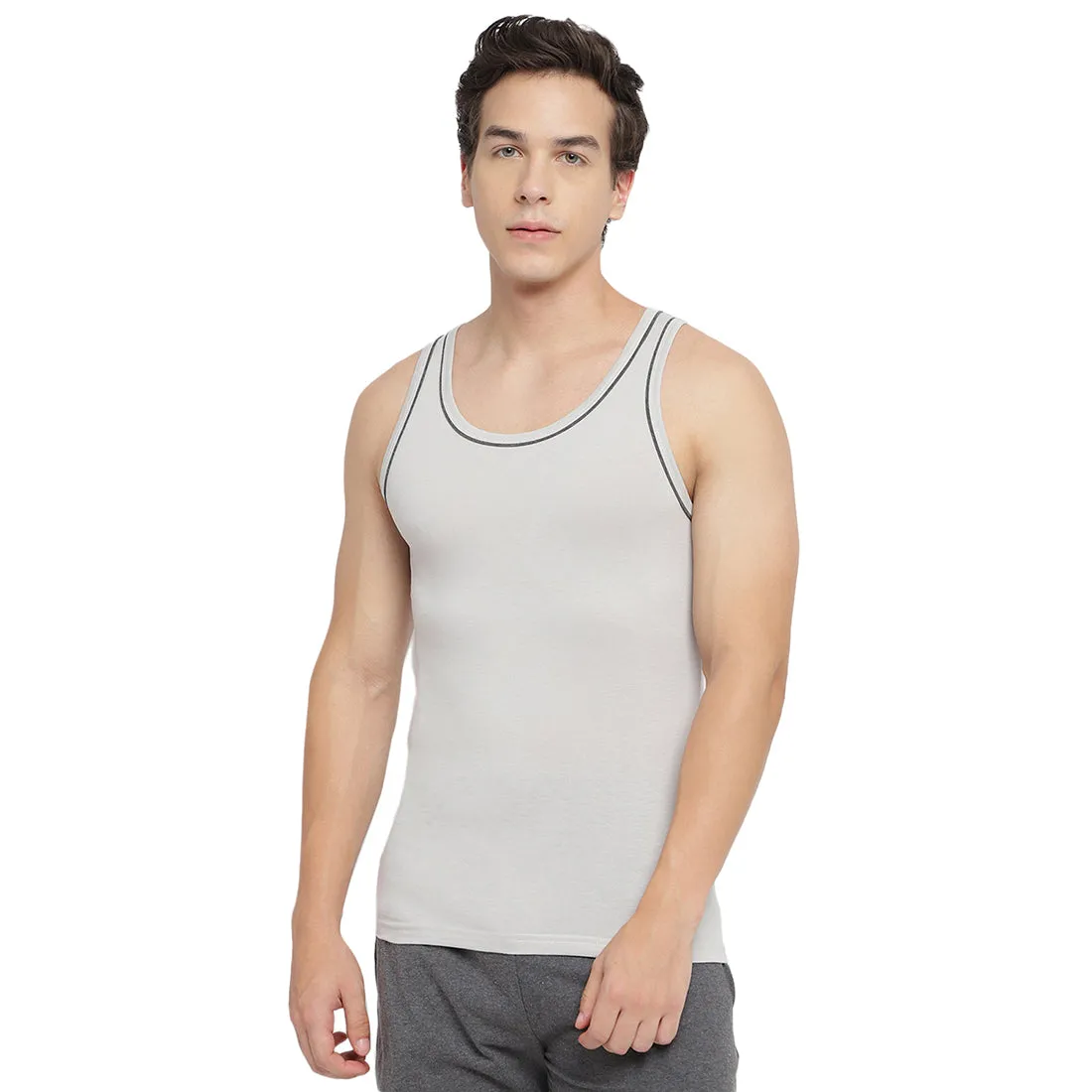 La Intimo 100% Cotton Innerwear Vest for Men