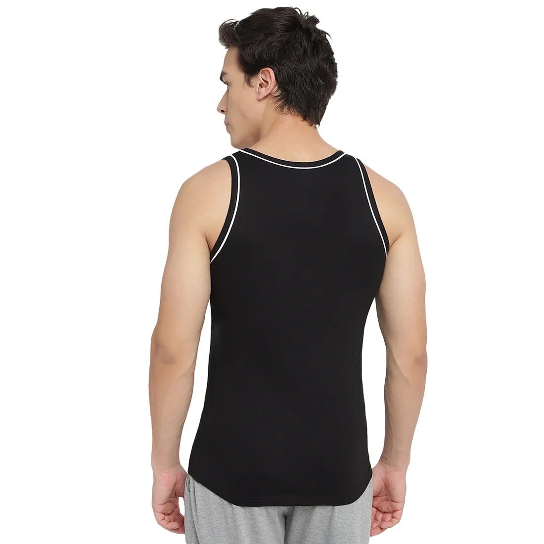 La Intimo 100% Cotton Innerwear Vest for Men