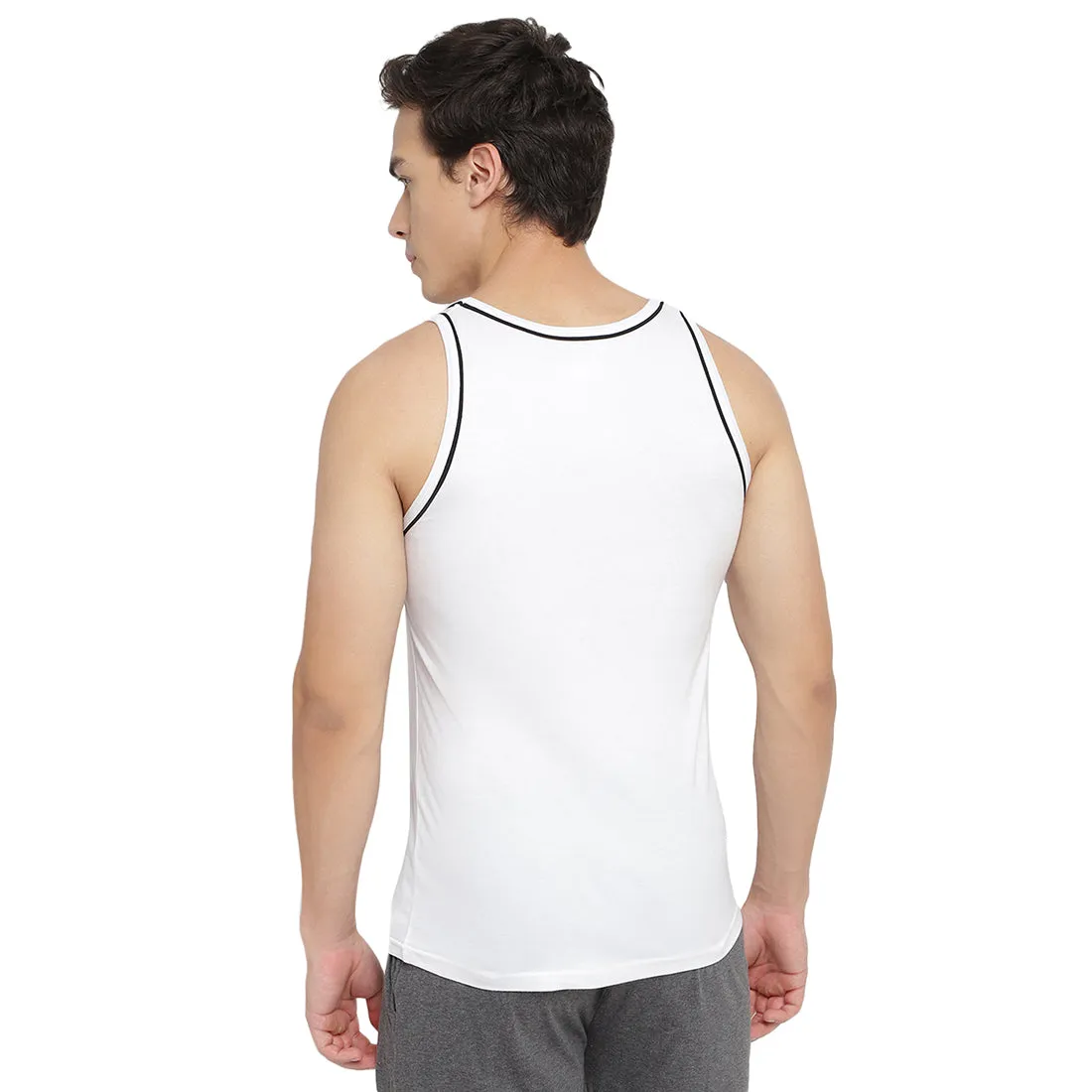 La Intimo 100% Cotton Innerwear Vest for Men