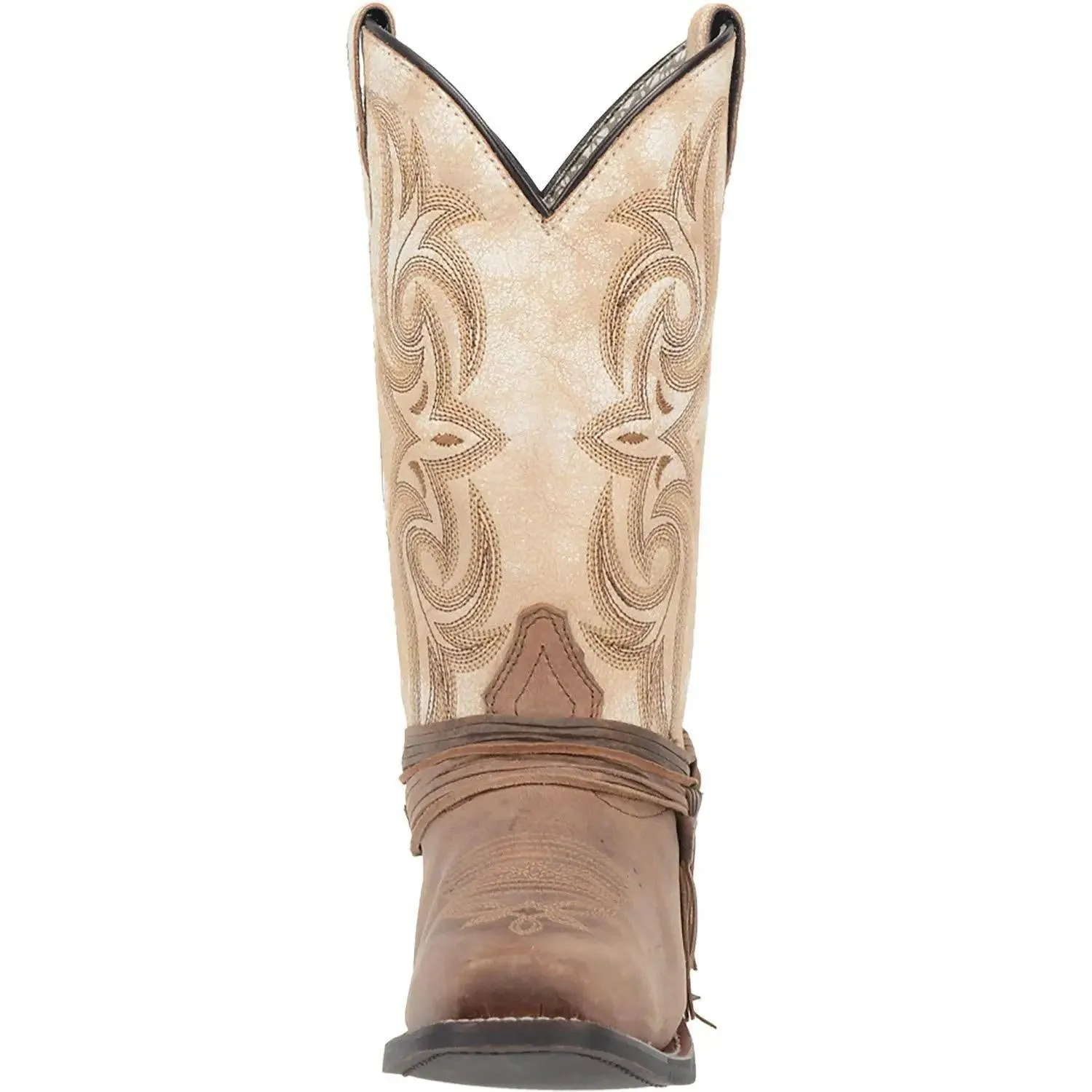 Laredo Myra Sand White Leather Boot 51091