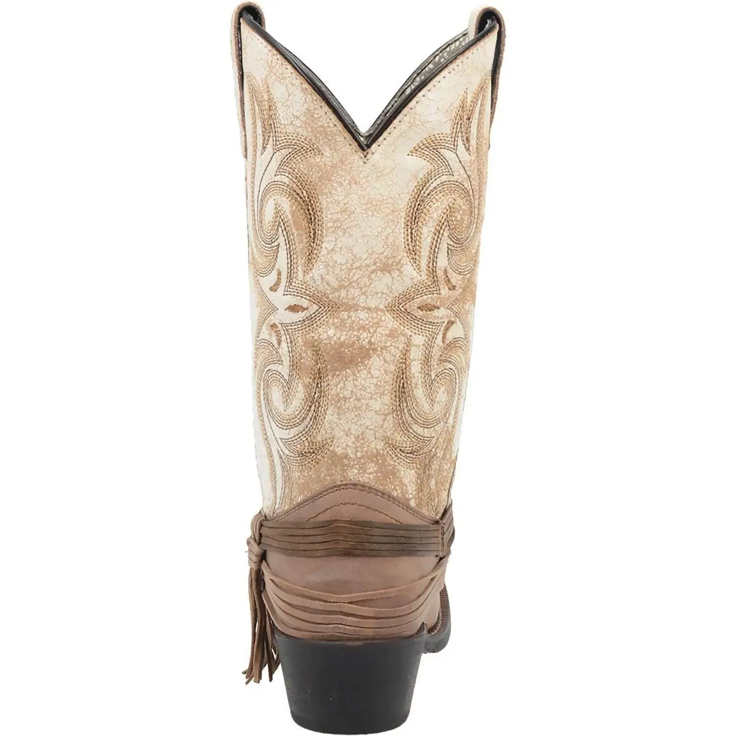 Laredo Myra Sand White Leather Boot 51091