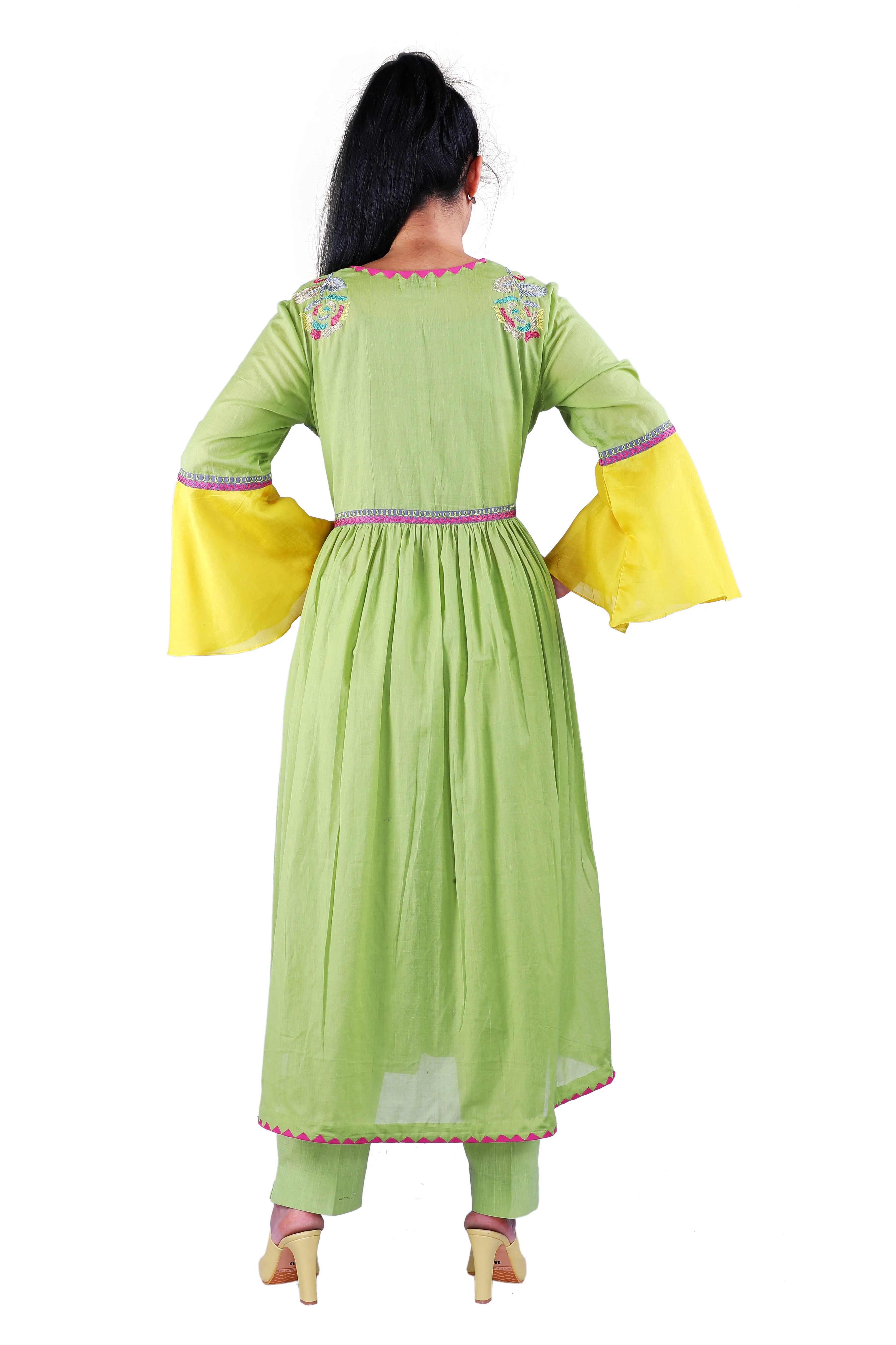 Lemon Green Salwar