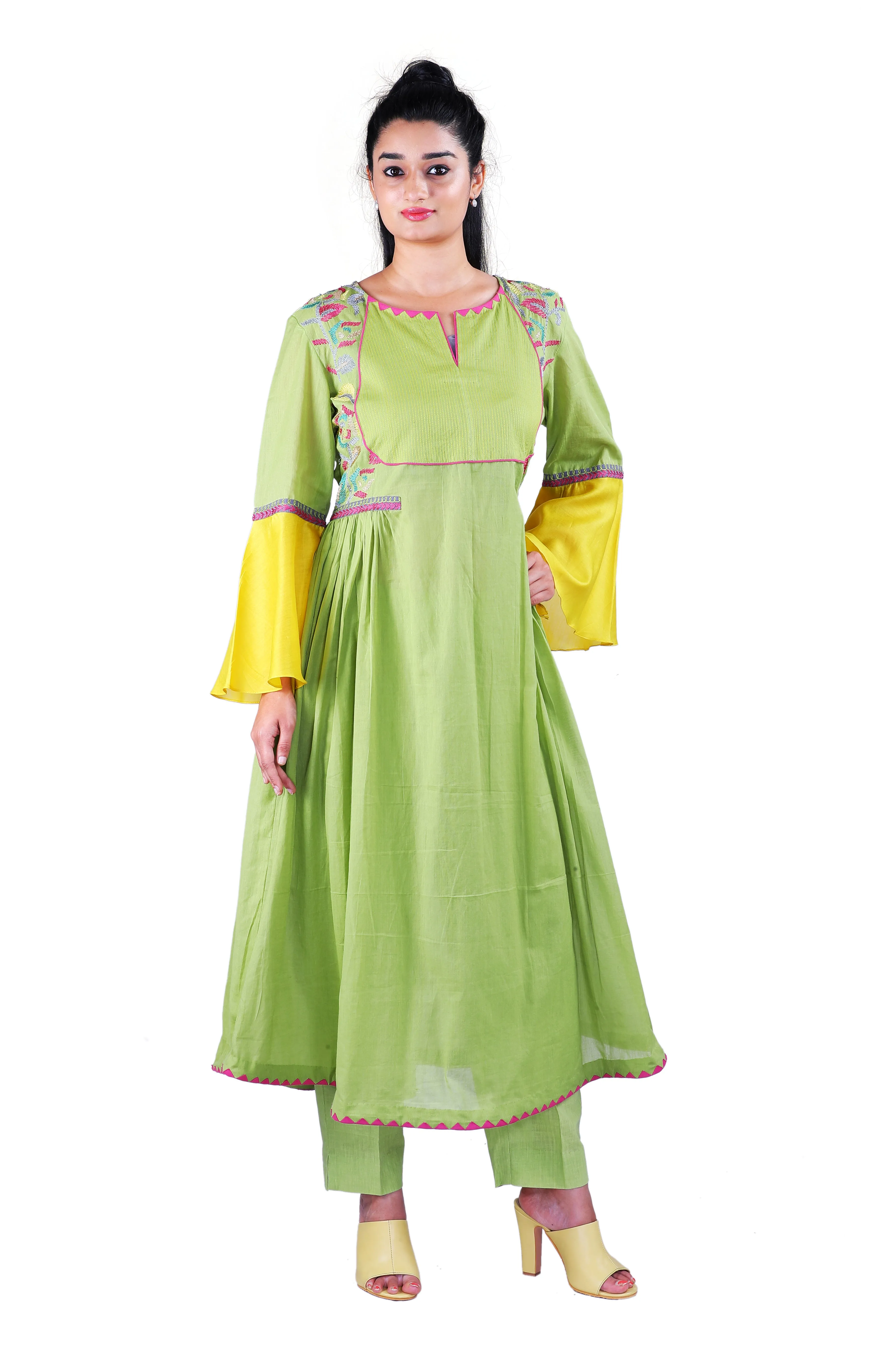 Lemon Green Salwar