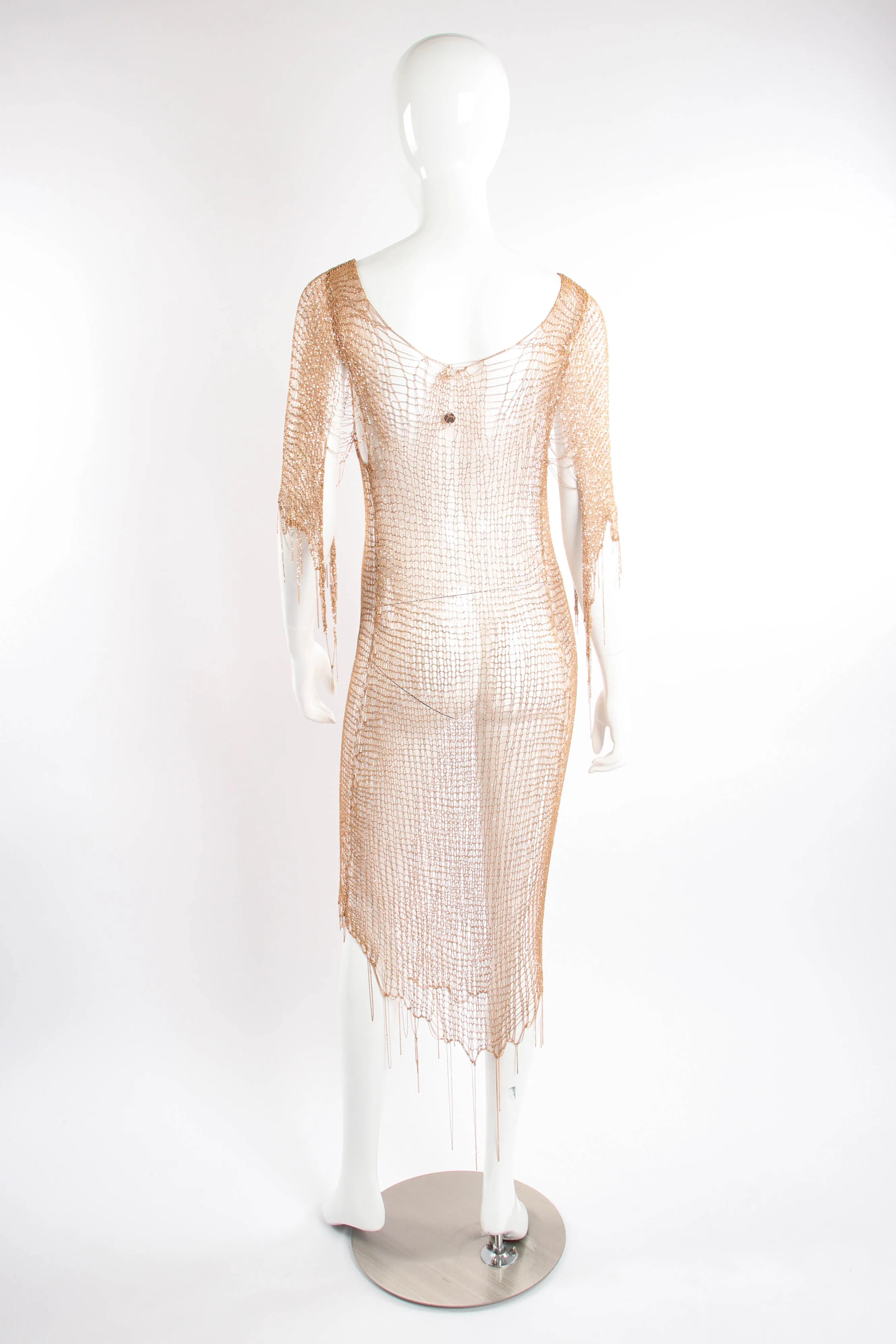 Liquid Knit Metal Dress