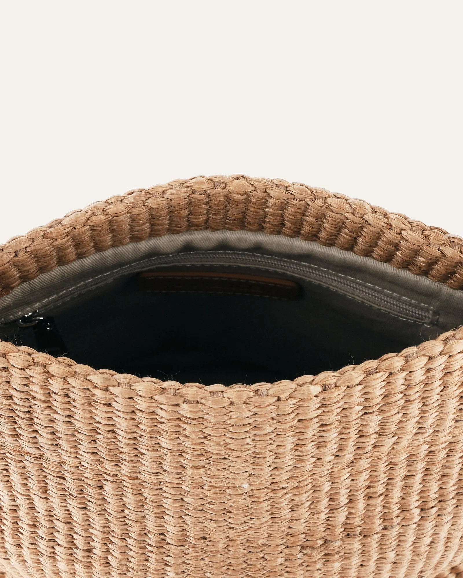 LUCIA TOTE BAG TAN RAFFIA