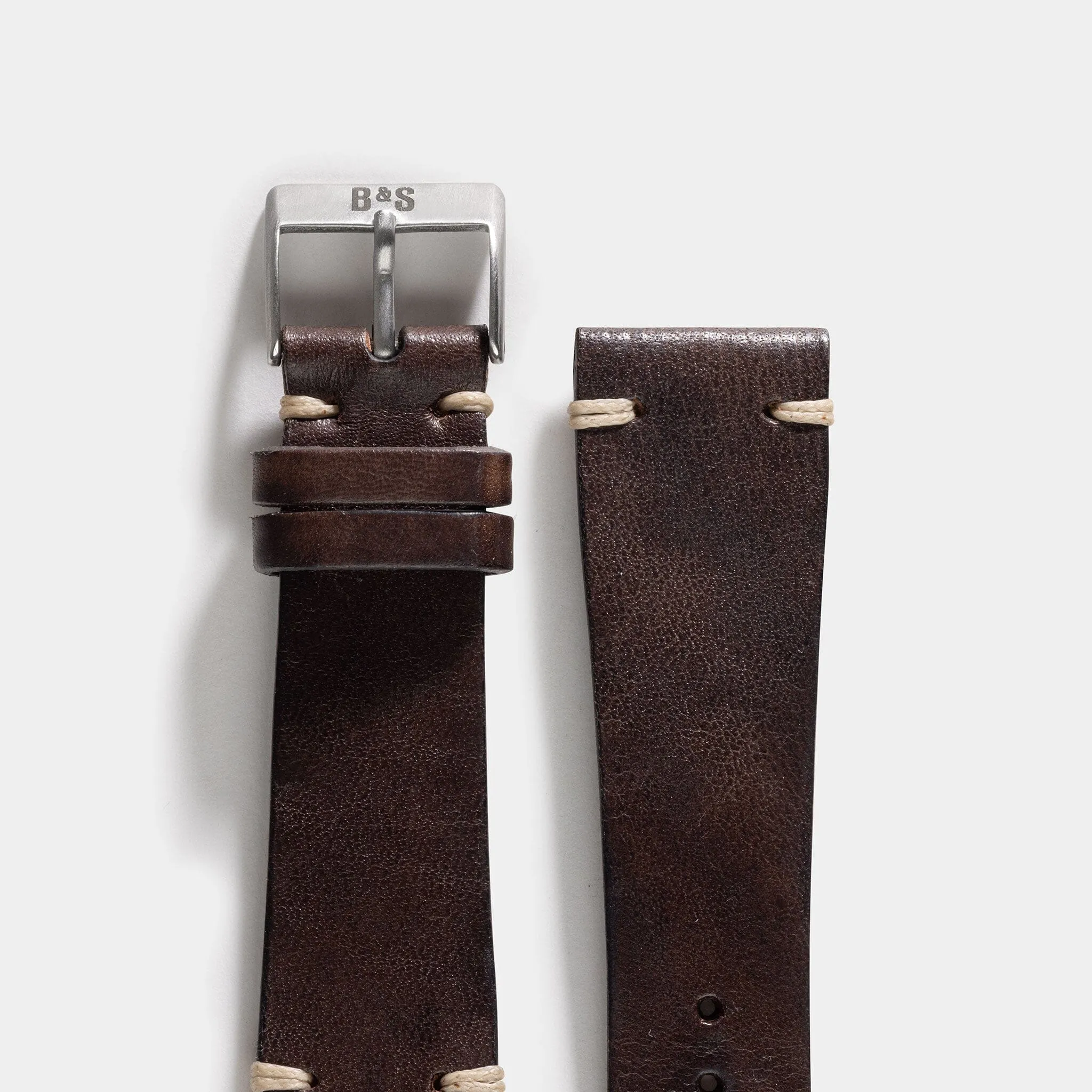 Lumberjack Brown Leather Watch Strap