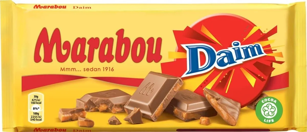 Marabou Daim Milk Chocolate 200g