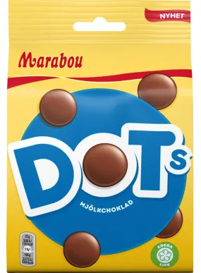 Marabou Dots Mjlkchoklad 140g