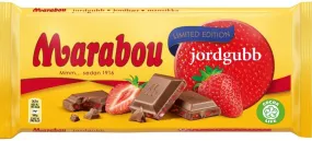 Marabou Jordgubb Milk Chocolate 185g