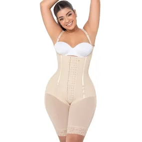 MARIAE RXC333V Fajas Colombianas Reductoras Moldeadoras Daily Use Shapewear Bodysuit High Compression Garment with Inner Elastic Bones