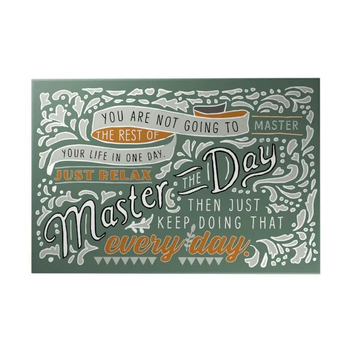 Master the Day Decoposter