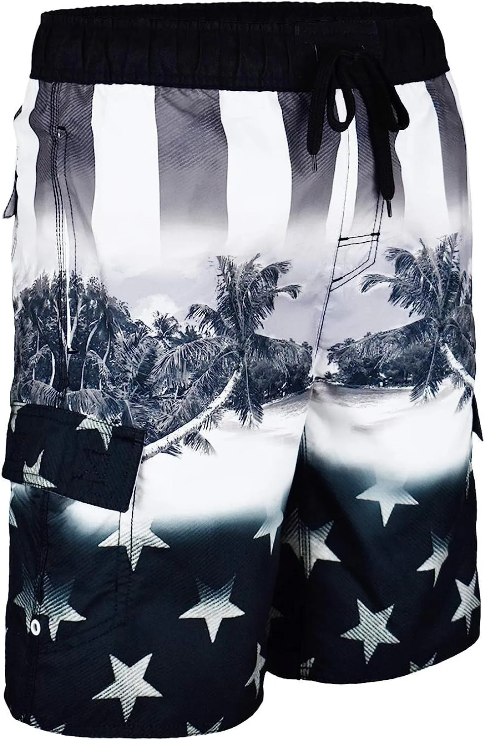 Men's American Flag Inspired Board Shorts