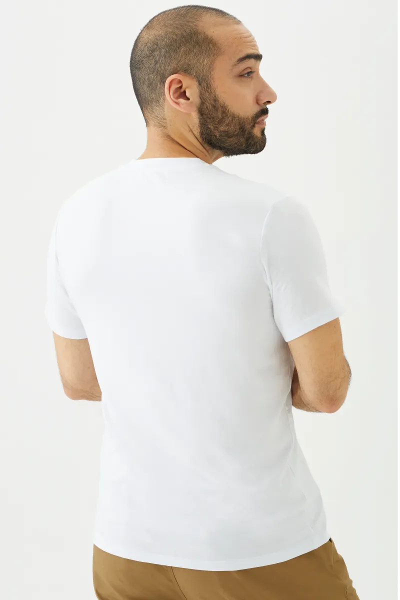 Men's Bamboo Cotton Short-Sleeve Crew Tee-All Sales Final