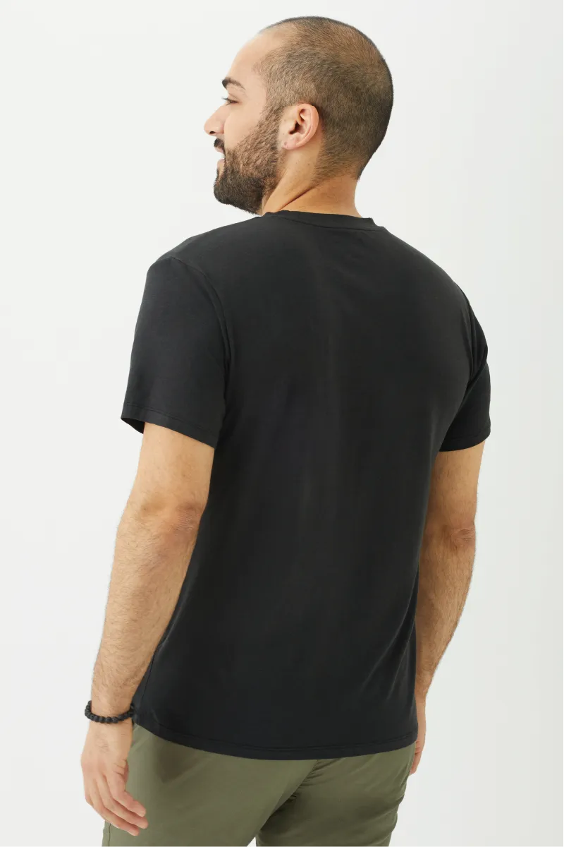 Men's Bamboo Cotton Short-Sleeve Crew Tee-All Sales Final