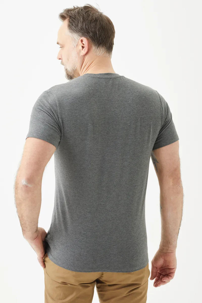 Men's Bamboo Cotton Short-Sleeve Crew Tee-All Sales Final