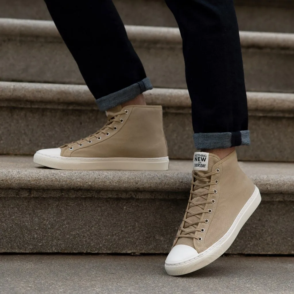 Men's Classic High Top | Field Tan x Off-White