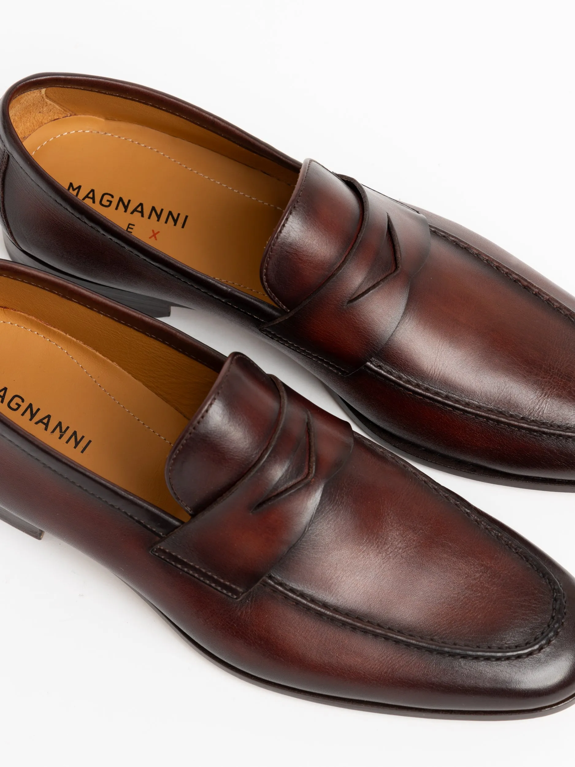 Mid-Brown Leather Maine Loafers