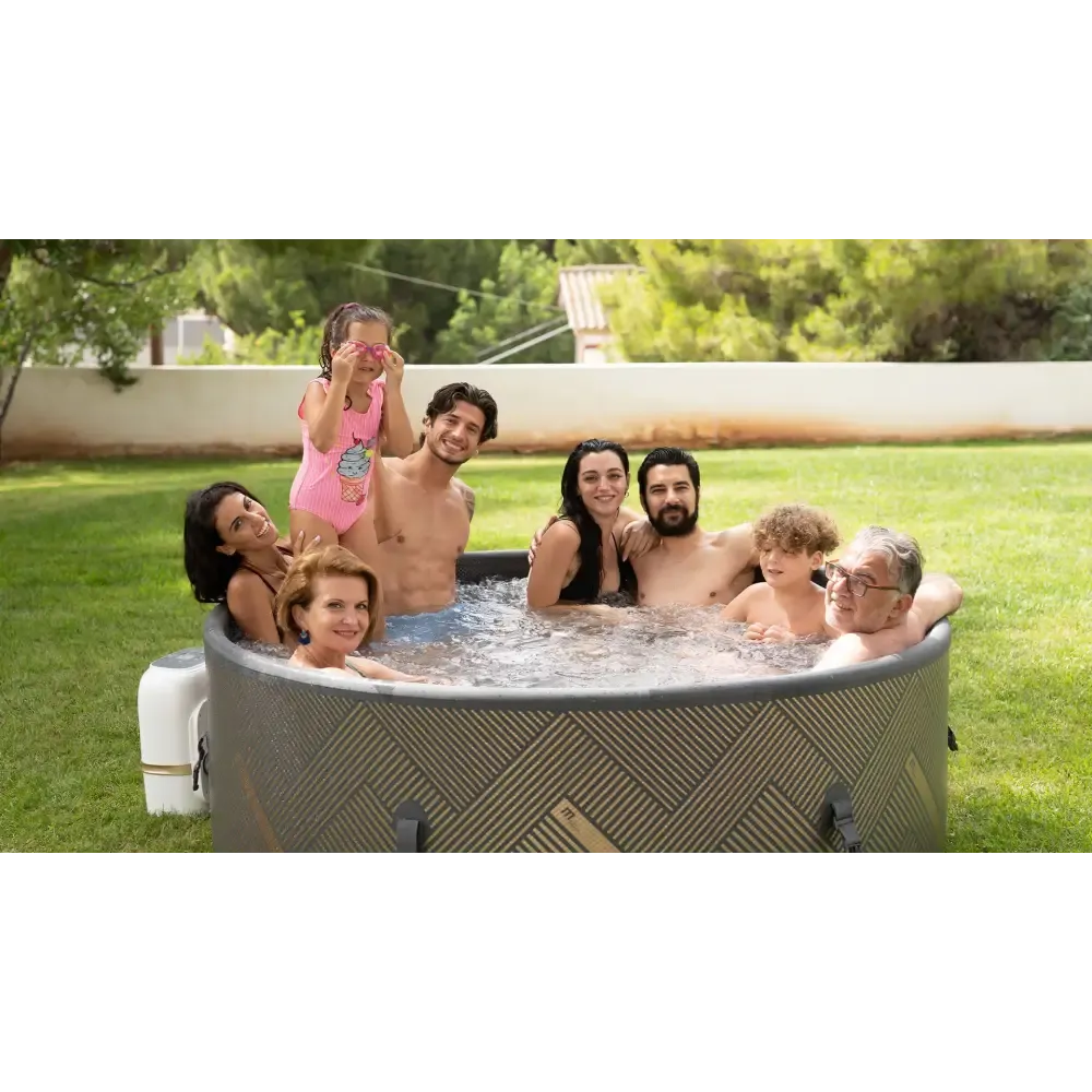 MSPA FRAME Mono Round 6 Person Inflatable Hot Tub Spa