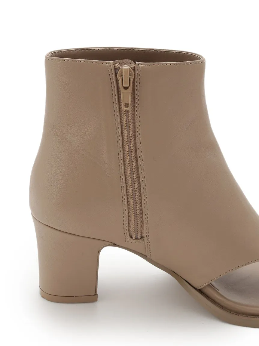 Open Toe Short Boots