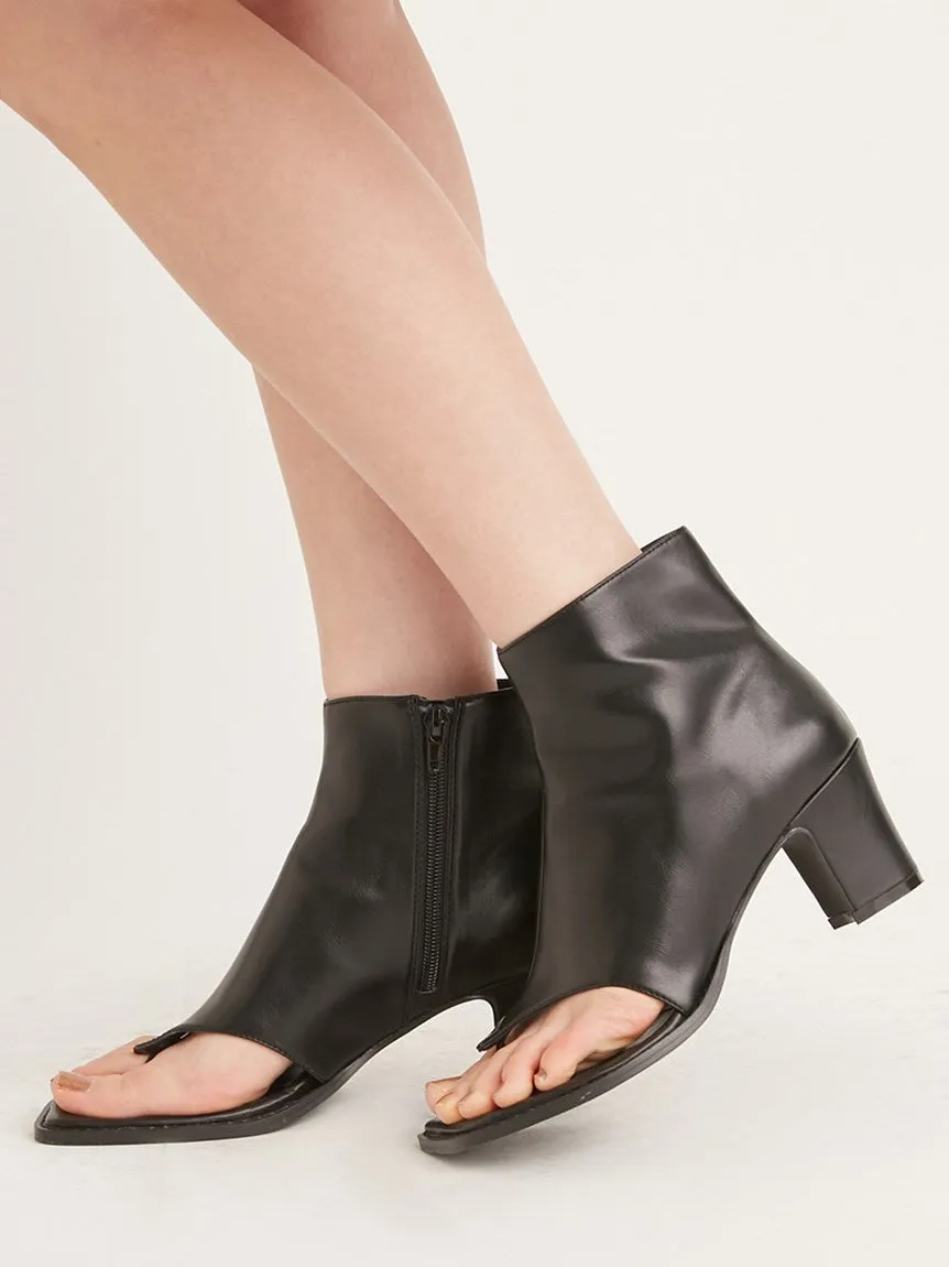 Open Toe Short Boots