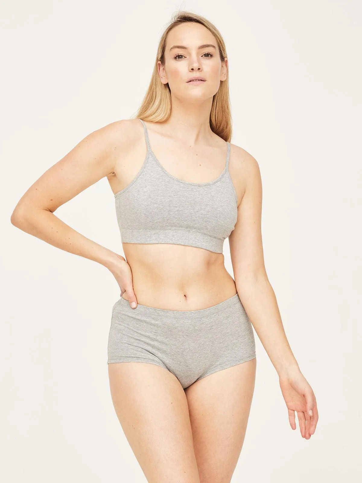 Organic Cotton High Waisted Jersey Brief