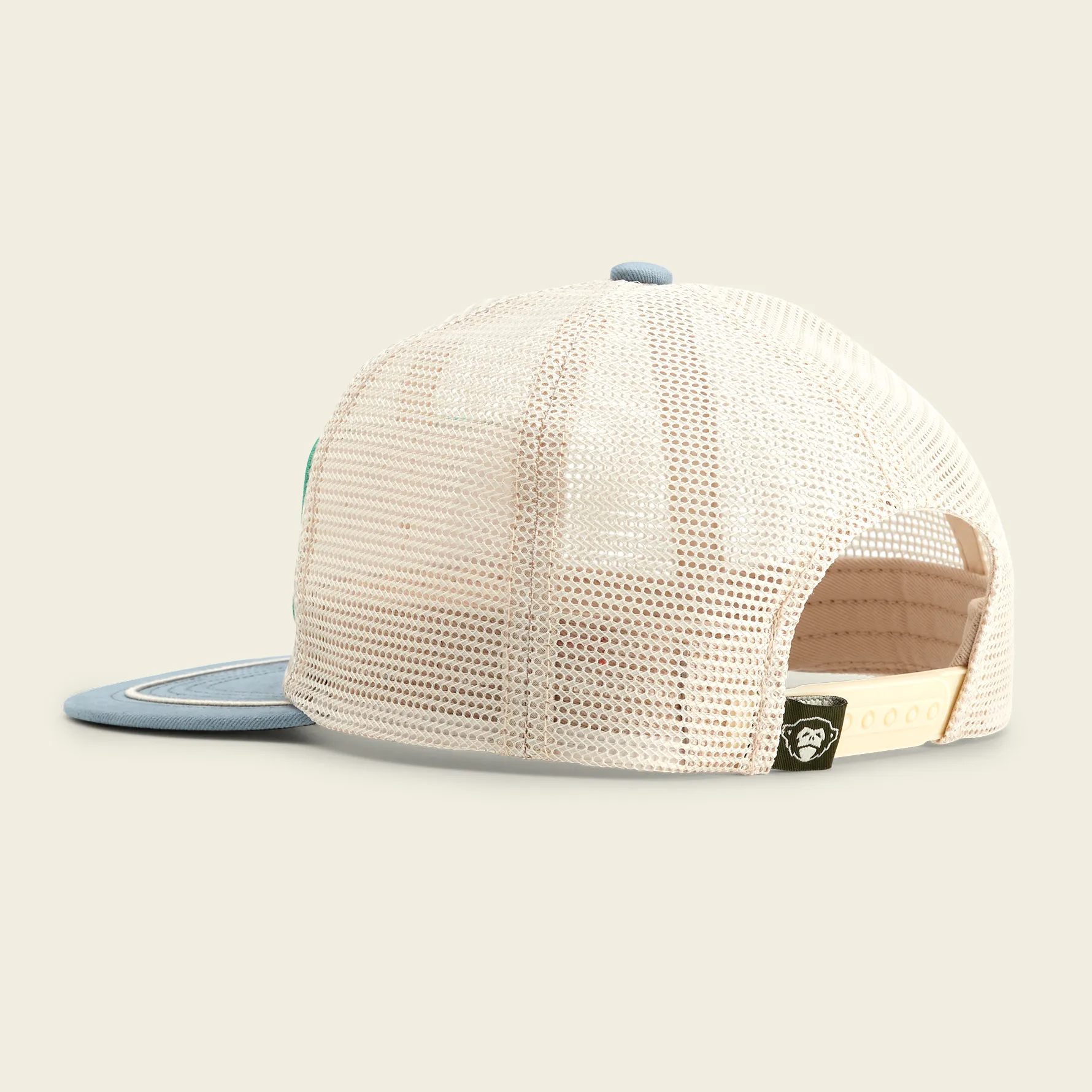 Pelican Badge Snapback - Tan / Blue