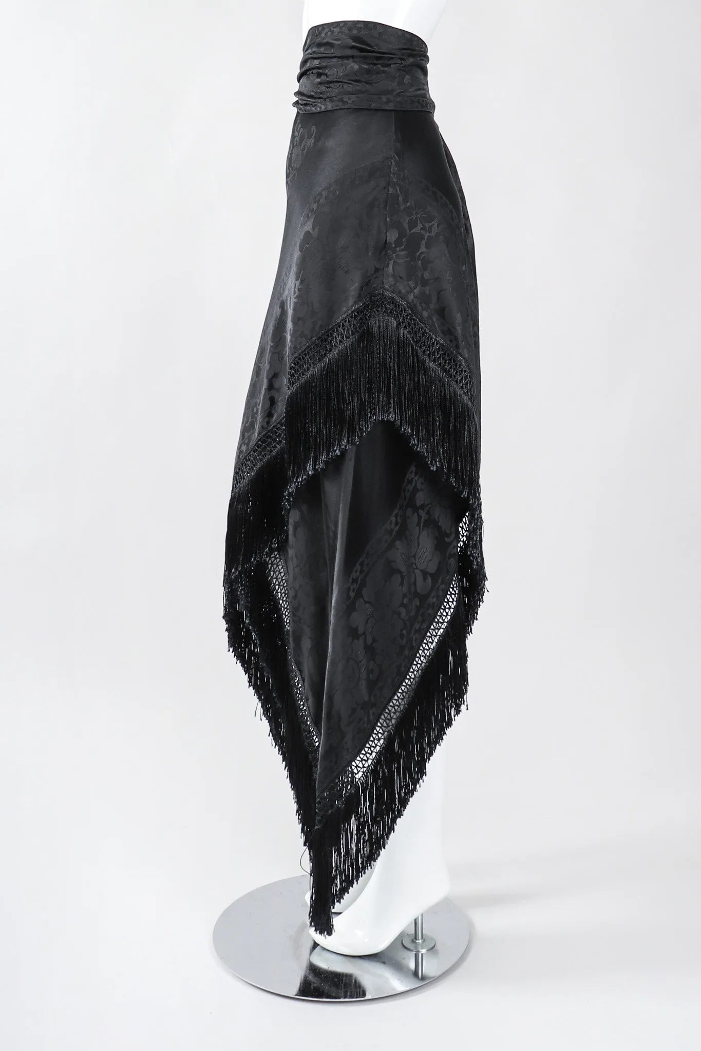 Piano Shawl Fringe Skirt