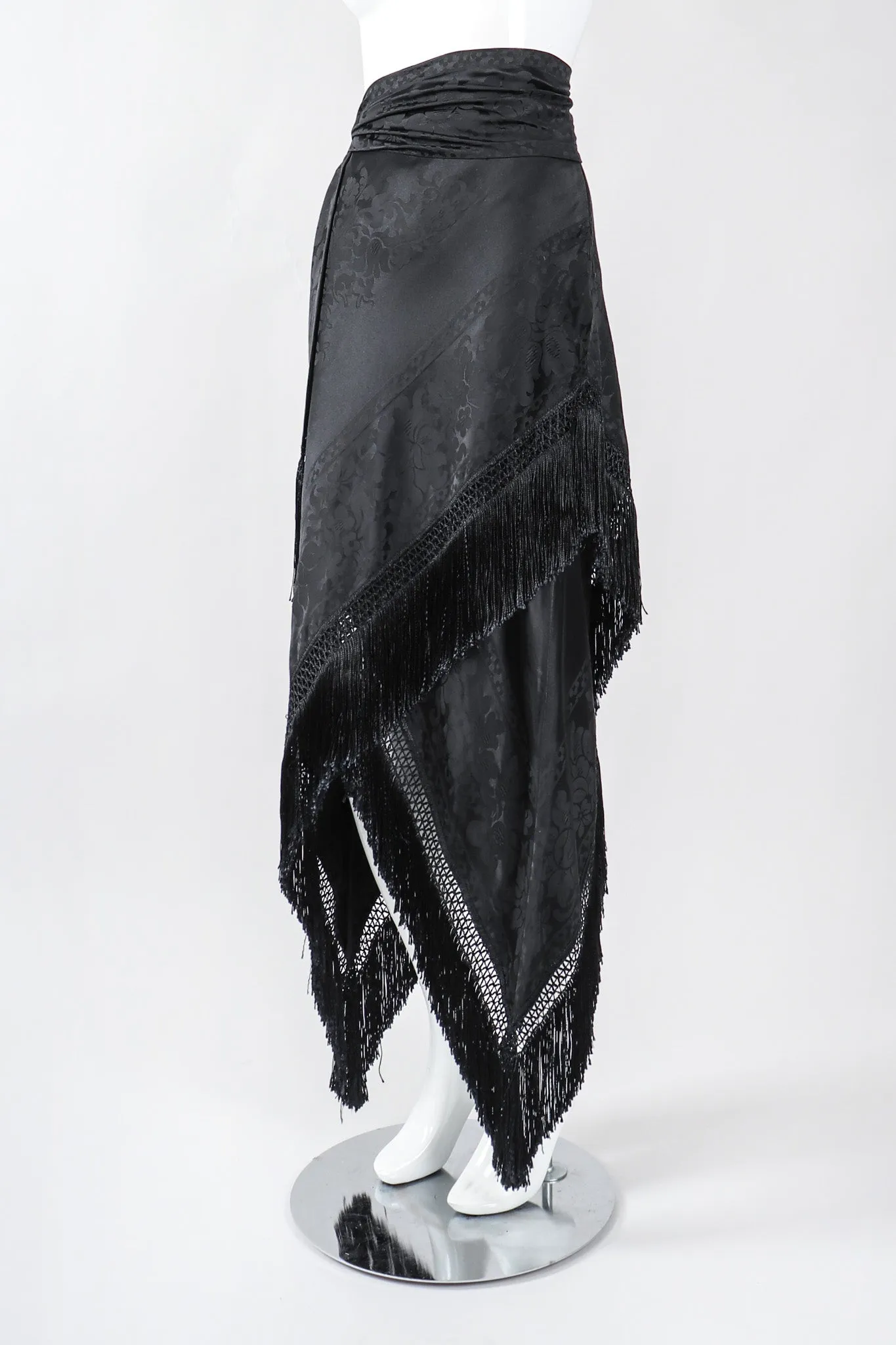 Piano Shawl Fringe Skirt