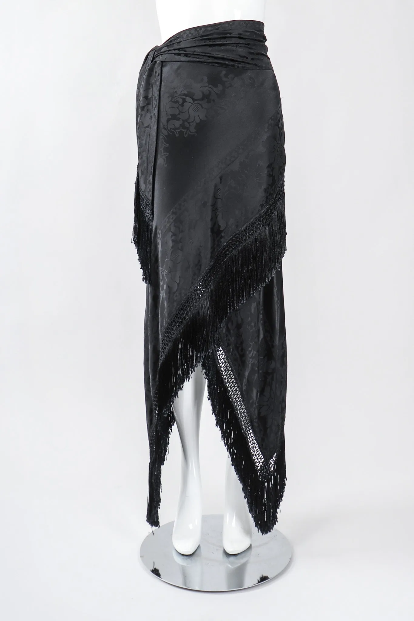 Piano Shawl Fringe Skirt