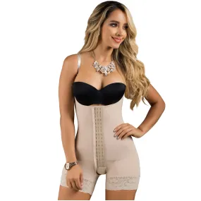 Postpartum Girdle Open Bust Mid Thigh & Butt Lifter Body Shaper Fajas Laty Rose 21113