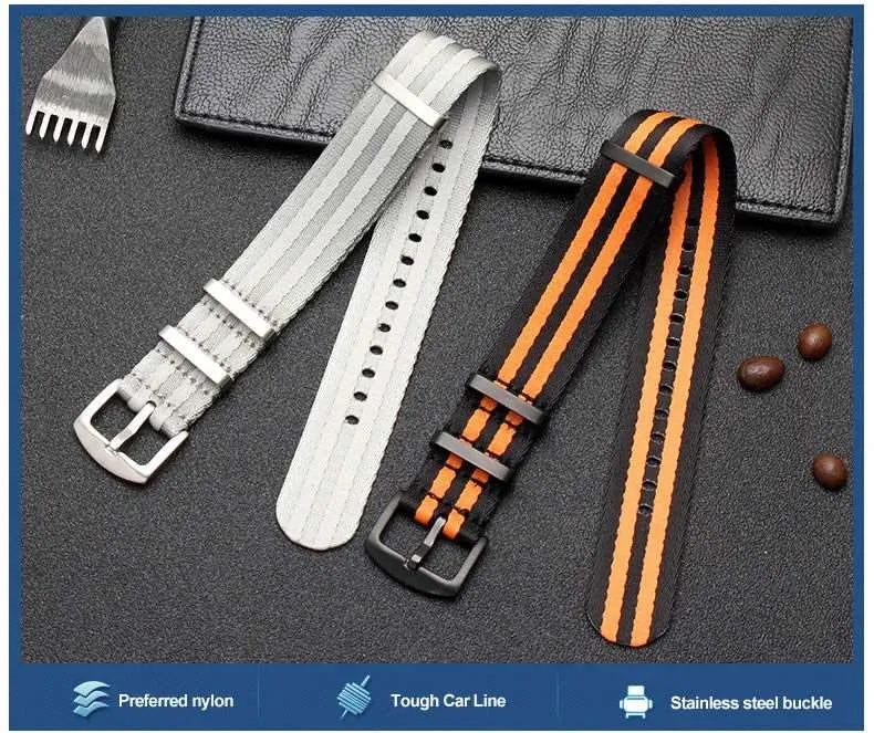 Premium Soft Nylon Universal 007 Replacement Watch Band