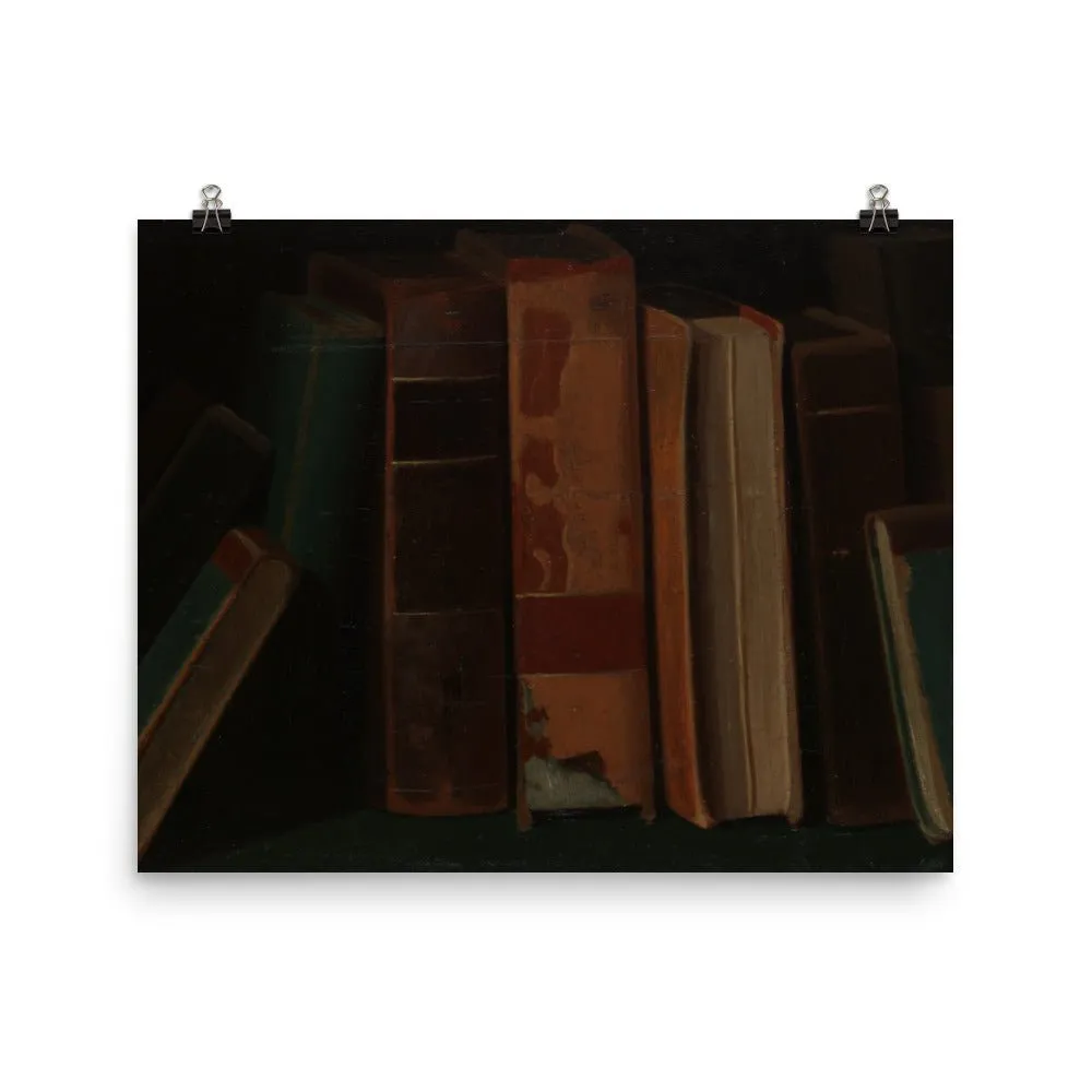 "Nine Books" Art Print