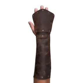 Riveted Bracer with Hand Protection