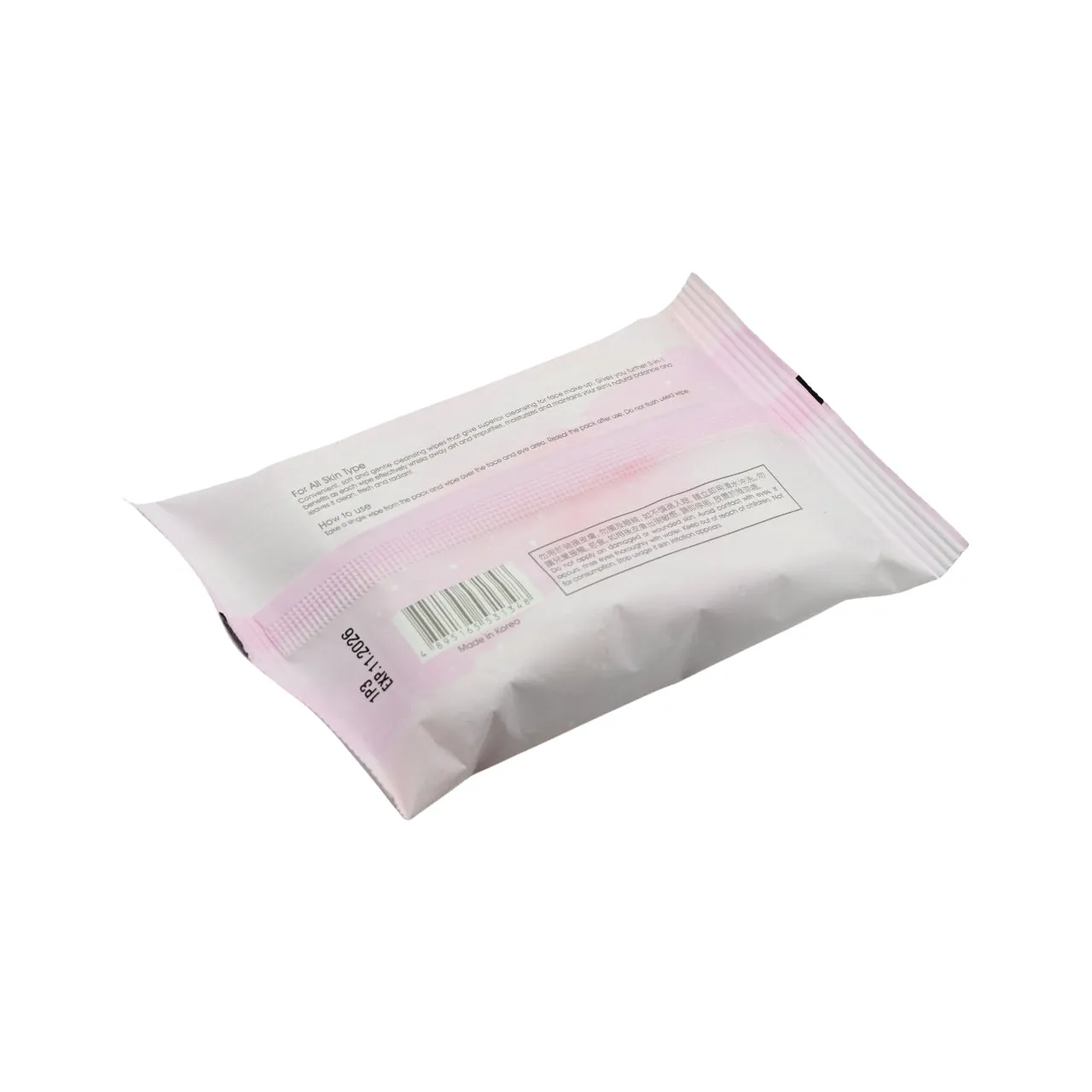 Sasatinnie Moisturizing Make-up Removal Wipes Pink 15pcs