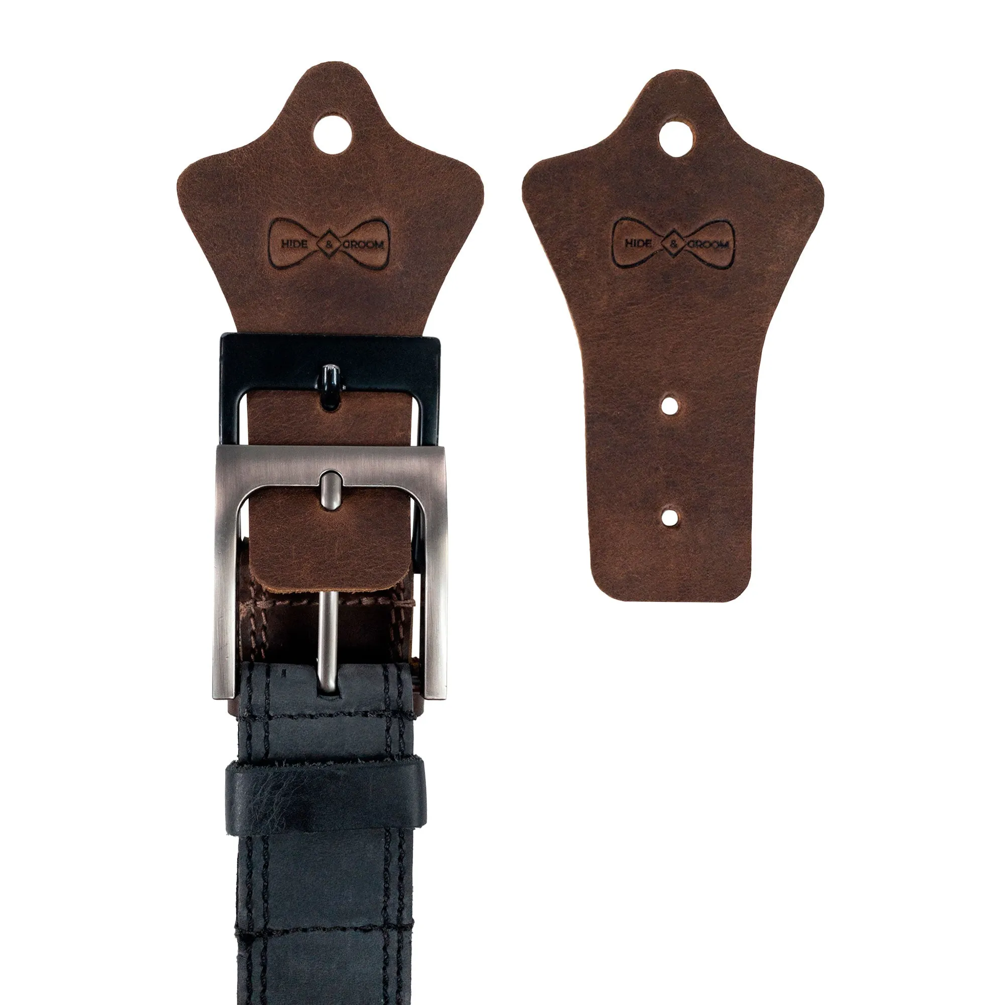 Set of 2 Buckle Belt Hangers