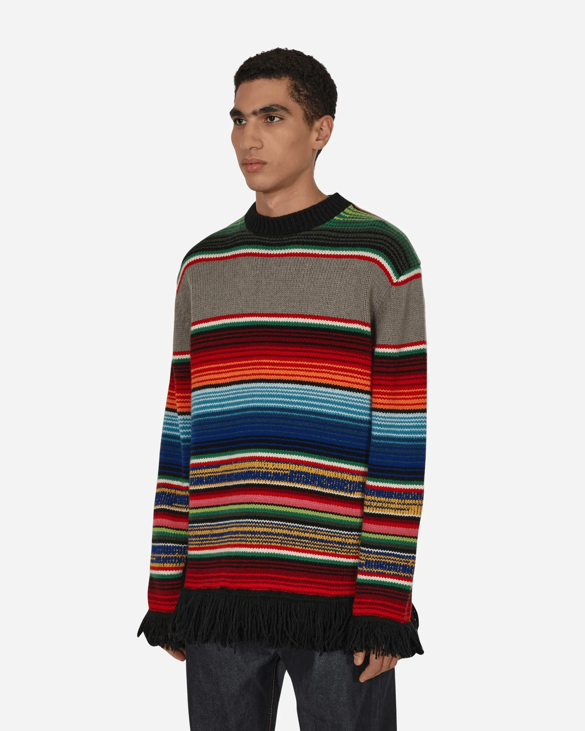 Stripe Crewneck Sweater Multicolor