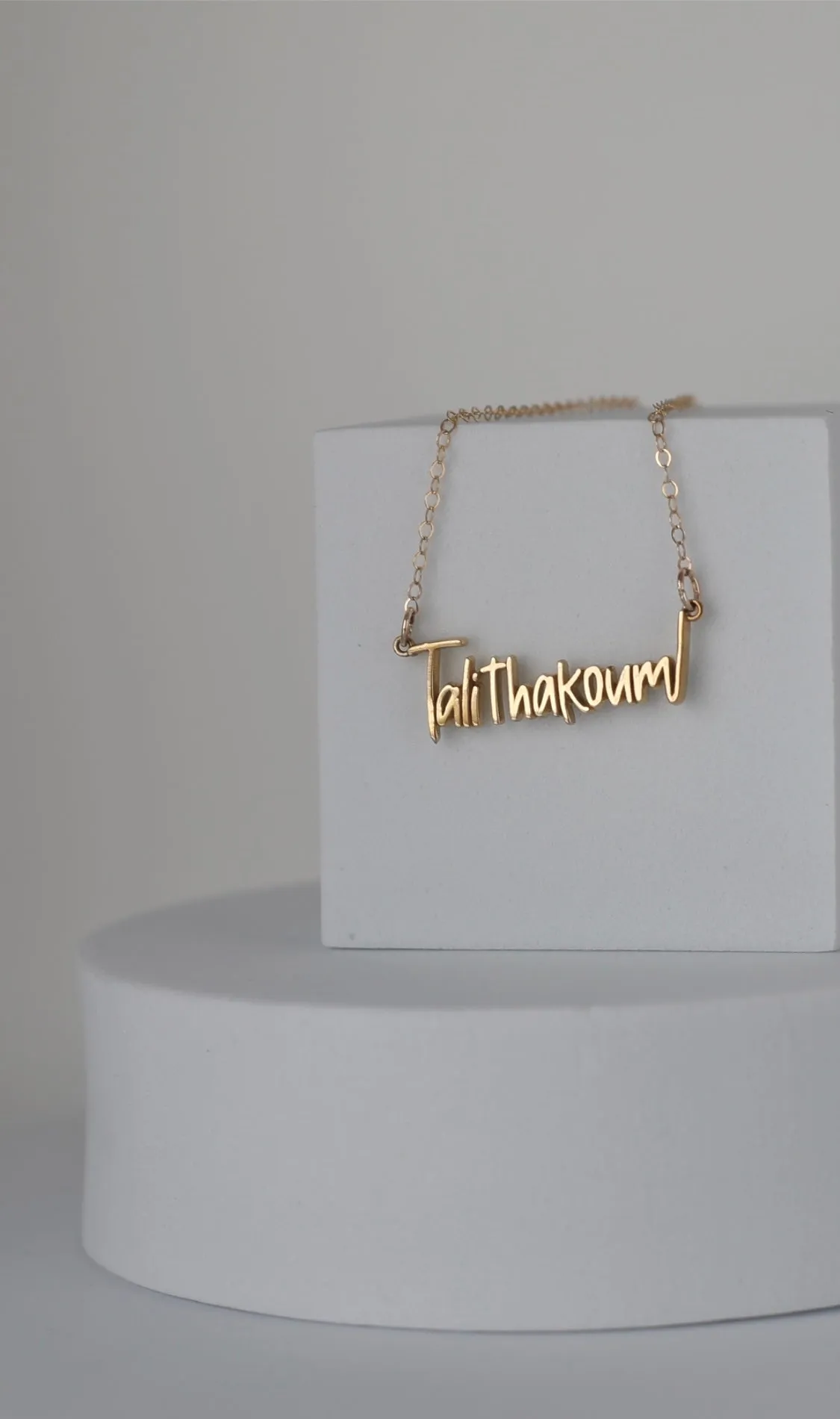 Talitha Koum necklace