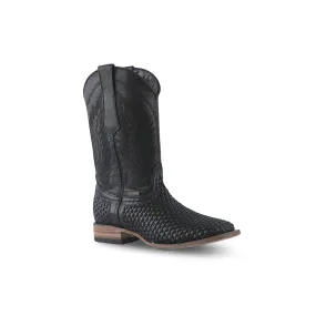 Texas Country Western Boot Mestizo Black E676