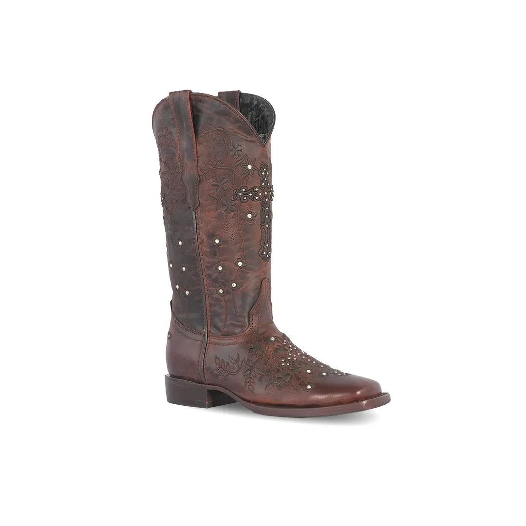 Texas Country Womens Western Boot Isabella Ladrillo E765