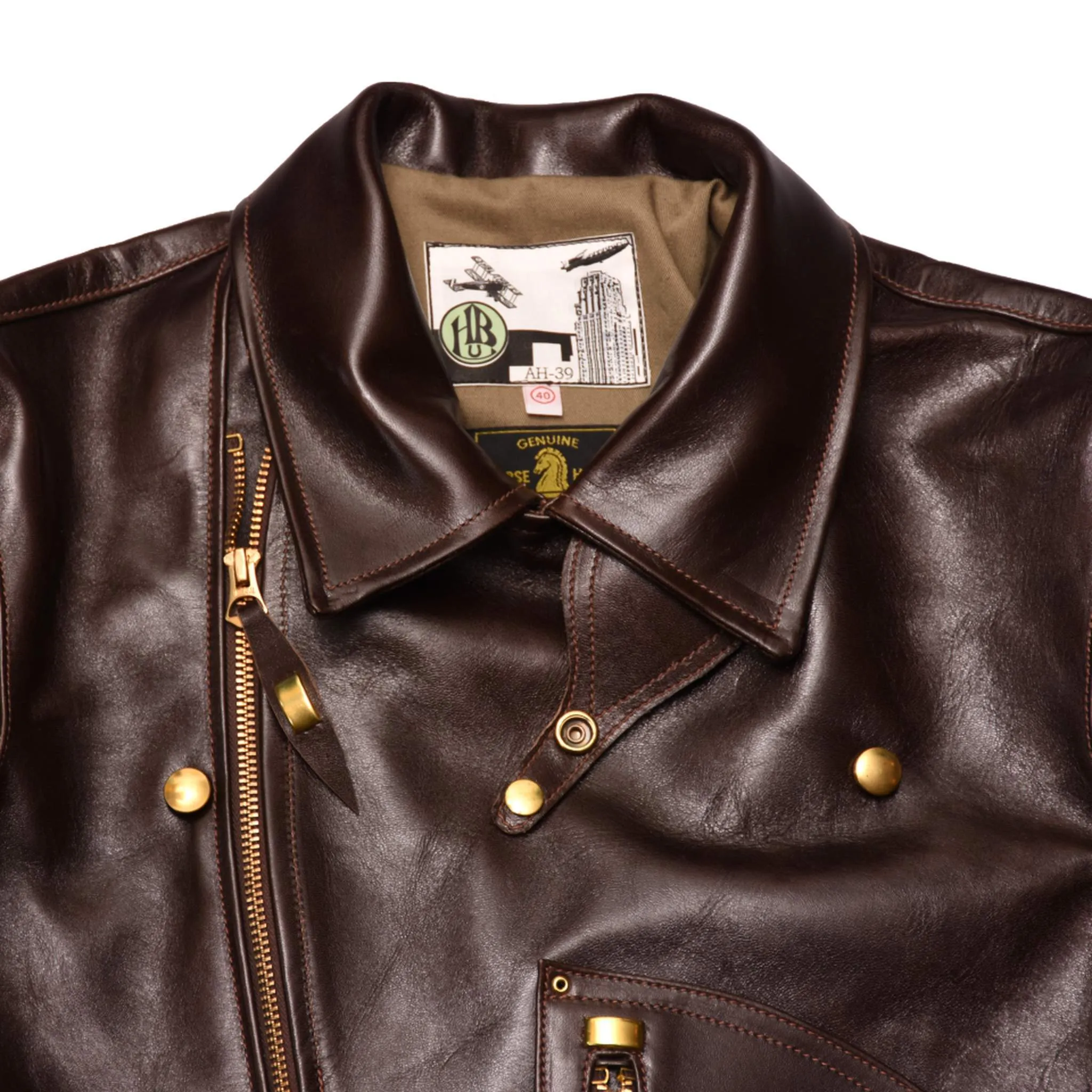 The Avro - Dark Brown Shinki Horsehide Oil Finish