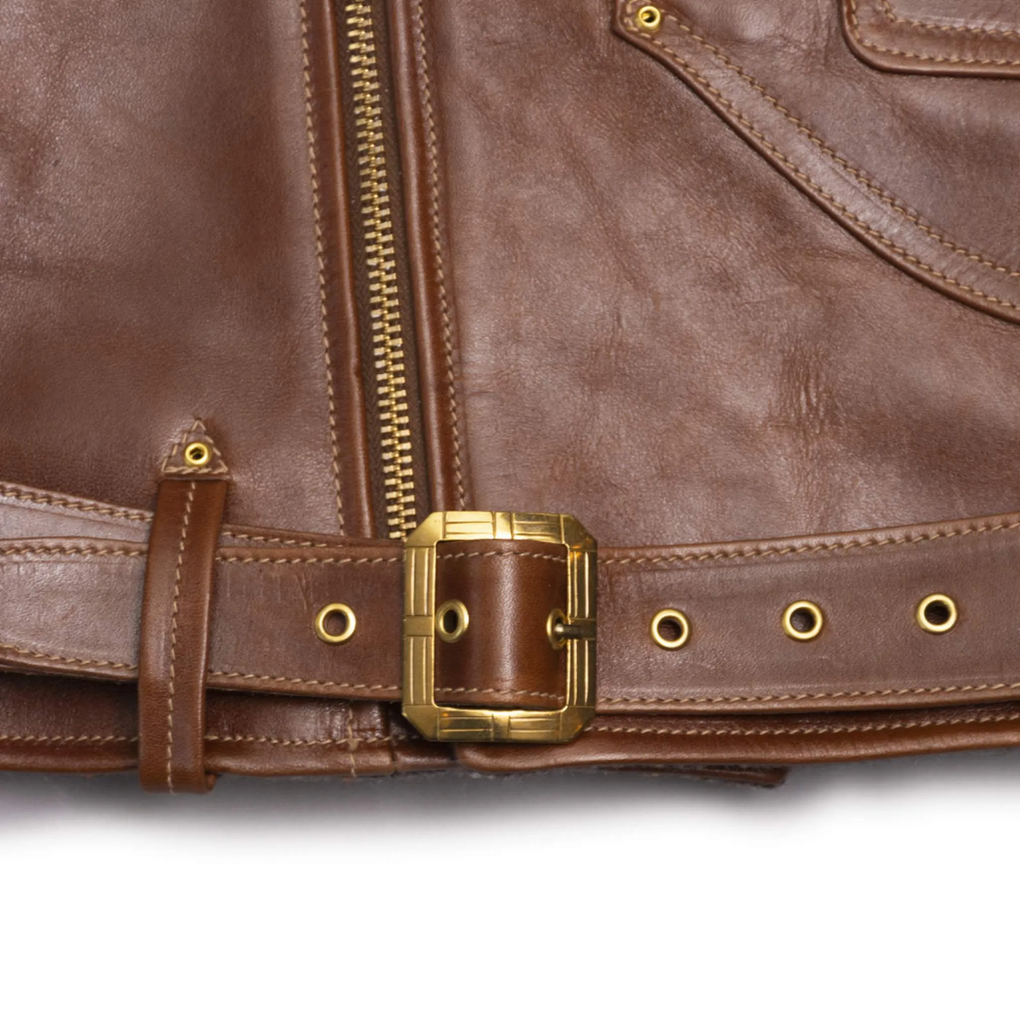 The Avro - Medium Brown Shinki Horsehide Oil Finish