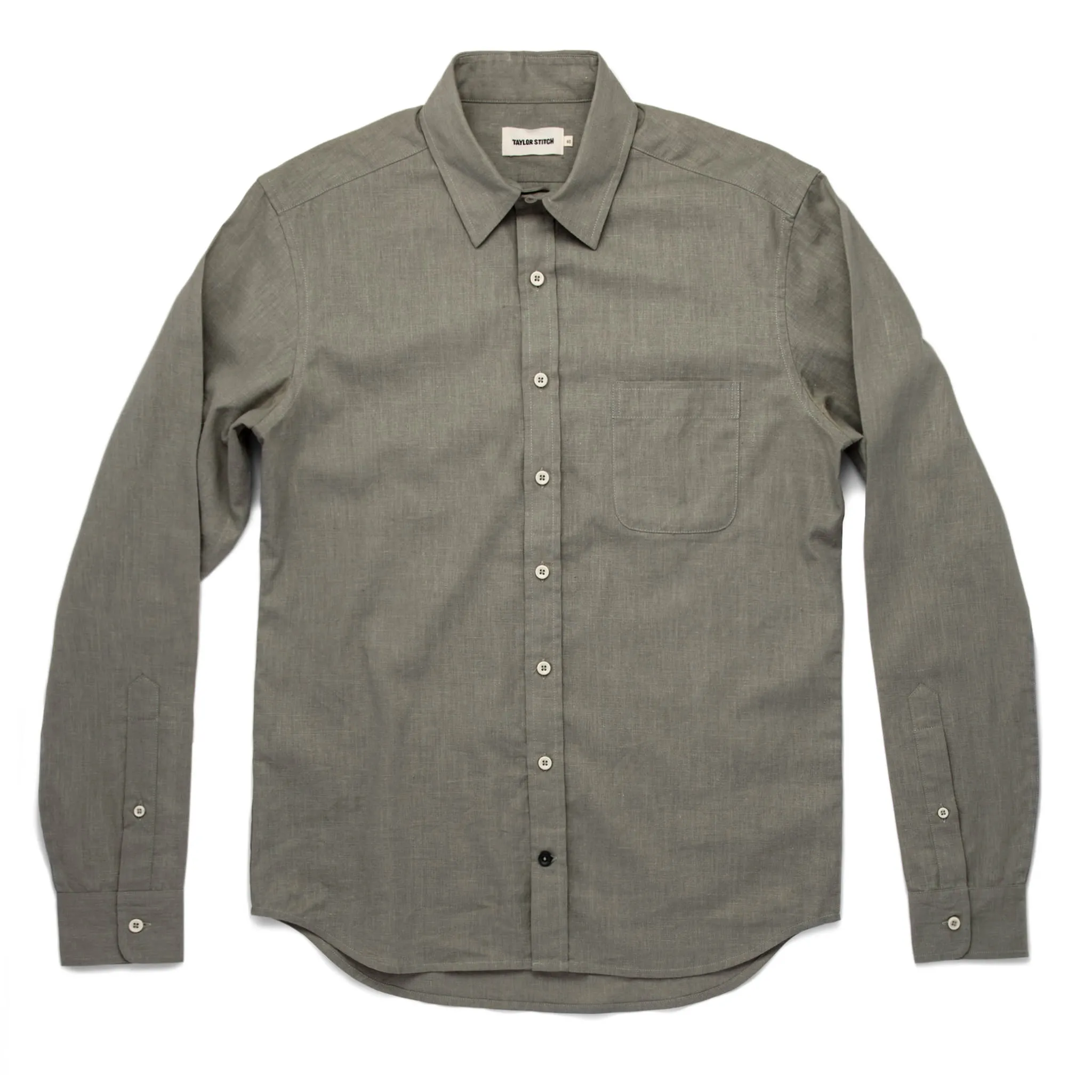 The California in Olive Hemp Poplin