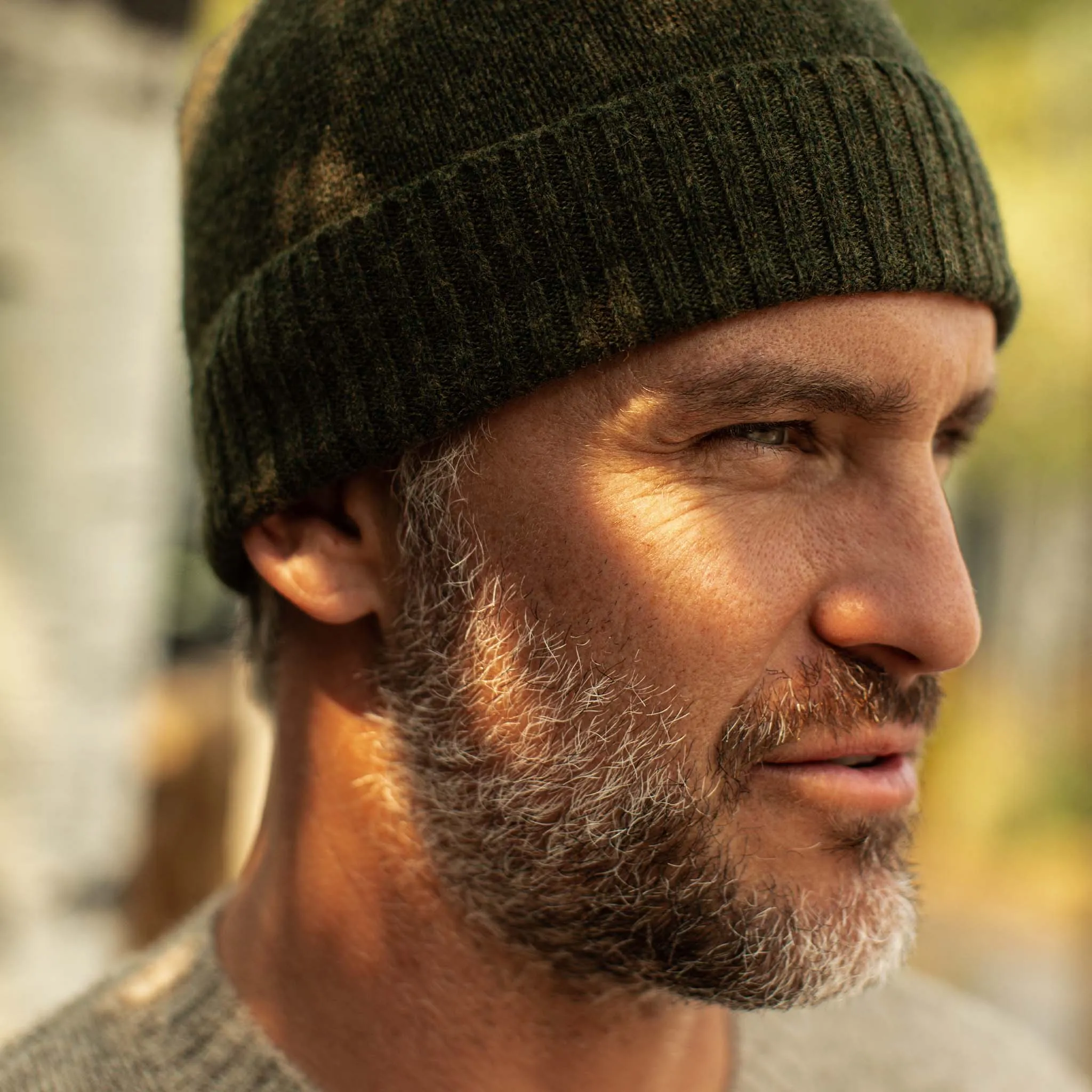 The Lodge Beanie in Heather Forest