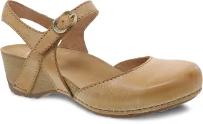 Tiffani Tan Closed Toe Wedge