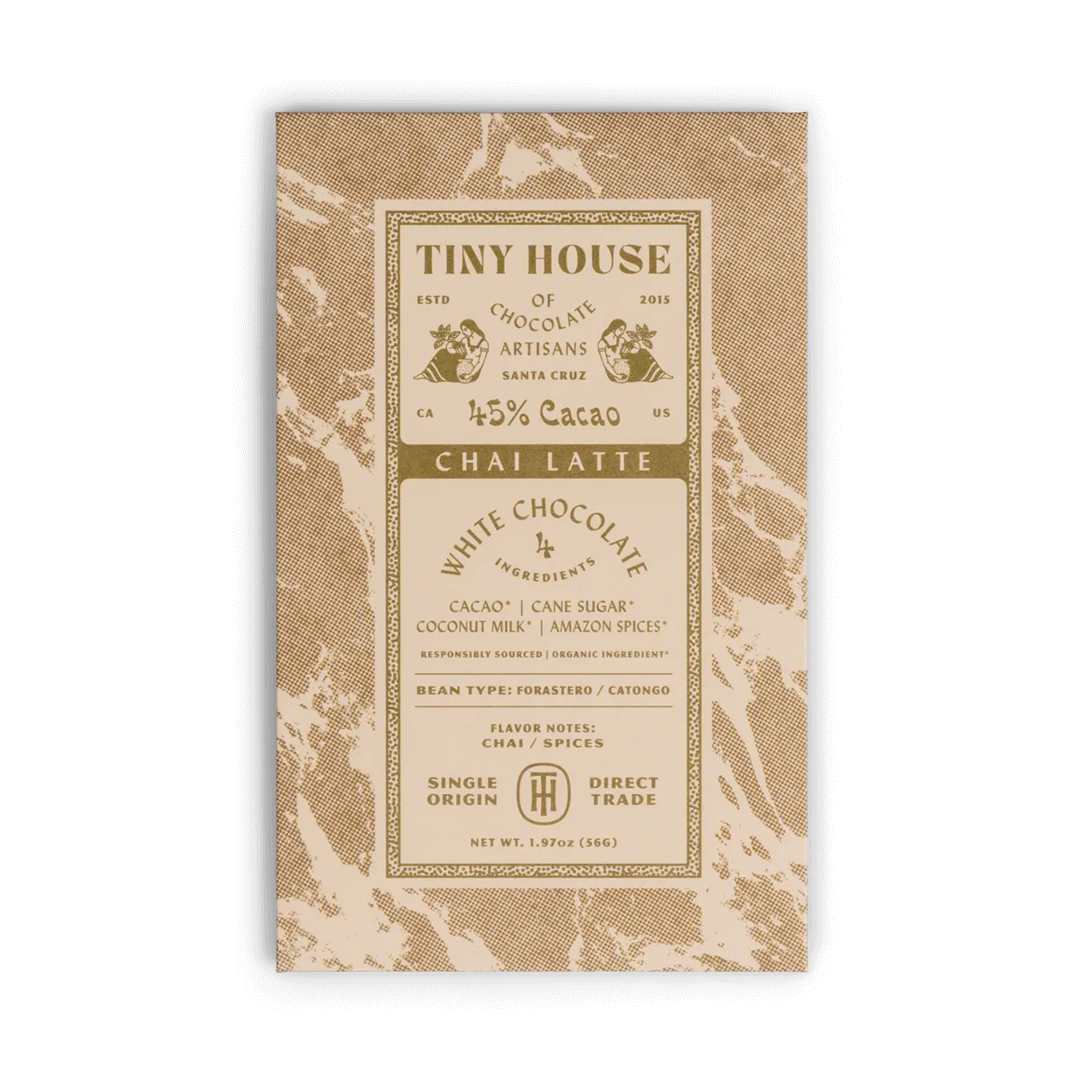 Tiny House Organic Chocolate - Chai Latte 45%