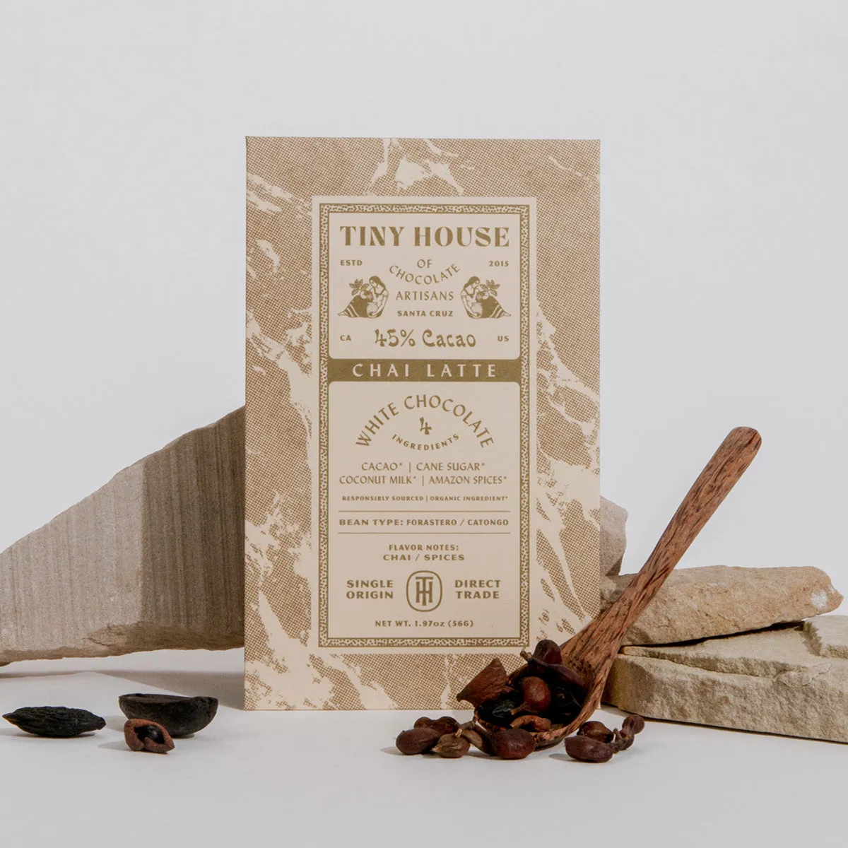 Tiny House Organic Chocolate - Chai Latte 45%