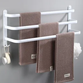 Towel Hanger Wall Mounted Towel Rack Bathroom Space Aluminum Towel Bar