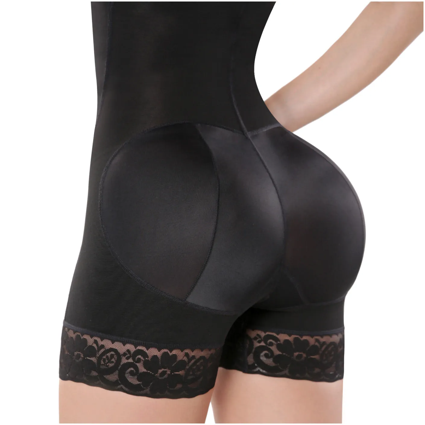 Tummy Tuck Post-Surgery and Daily Use Shapewear with Flat Zipper, Open Bust, & Medium Compression Diane & Geordi 2396