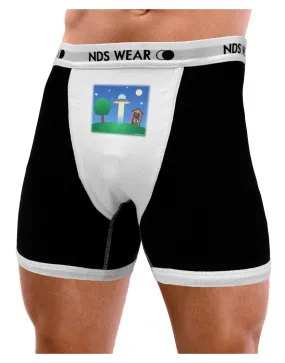 UFO Stopping At an Out-house Mens Boxer Brief Underwear by TooLoud