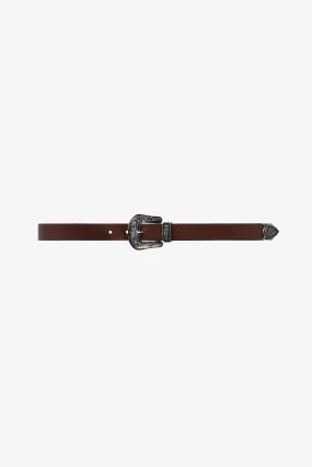 Western Belt | Brown Leather